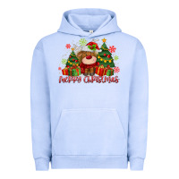 Pigment Grape Ice merry christmas reindeer Urban Hoodie - MaliasSmallBusiness