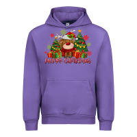 Tulip merry christmas reindeer Urban Hoodie - MaliasSmallBusiness