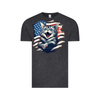 Vintage Black cat1 Vintage Tee - Unal Design
