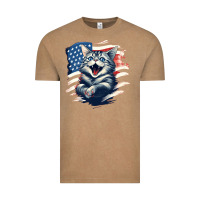 Vintage Coffee cat1 Vintage Tee - Unal Design