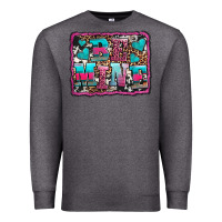 Charcoal Heather be mine western valentine's day Premium Sweatshirt - AdoDesignShop