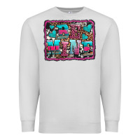 Dove Grey be mine western valentine's day Premium Sweatshirt - AdoDesignShop