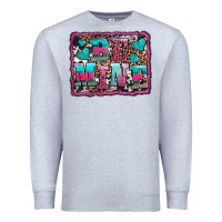 Heather Grey be mine western valentine's day Premium Sweatshirt - AdoDesignShop