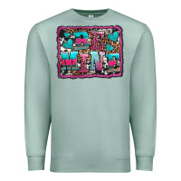Seafoam be mine western valentine's day Premium Sweatshirt - AdoDesignShop