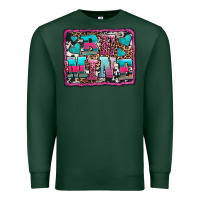 Sports Green be mine western valentine's day Premium Sweatshirt - AdoDesignShop