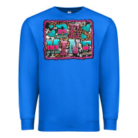 True Royal be mine western valentine's day Premium Sweatshirt - AdoDesignShop
