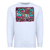White be mine western valentine's day Premium Sweatshirt - AdoDesignShop