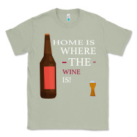 Matcha HOME IS WHERE THE WINE IS Classic Tee - Bettercallsaul