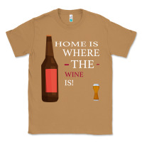 Toasted Coconut HOME IS WHERE THE WINE IS Classic Tee - Bettercallsaul