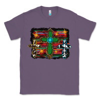 Lavender cross leopard cowhide glitter serape Classic Tee - RanaPortraitStore