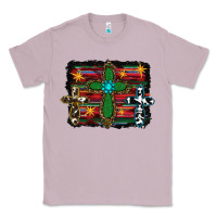 Lilac cross leopard cowhide glitter serape Classic Tee - RanaPortraitStore