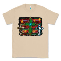 Mushroom cross leopard cowhide glitter serape Classic Tee - RanaPortraitStore