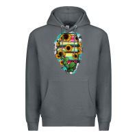 Rock Illinois Map Sunflower Cactus Serape Premium Hoodie - RanaPortraitStore