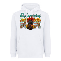 White doberman mom Heavyweight Hoodie - Artiststas
