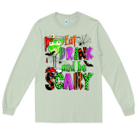Matcha eat drink and be scary Long Sleeve Tee - Zillion Design Studio