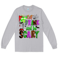 Moon Dust eat drink and be scary Long Sleeve Tee - Zillion Design Studio