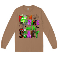 Toasted Coconut eat drink and be scary Long Sleeve Tee - Zillion Design Studio