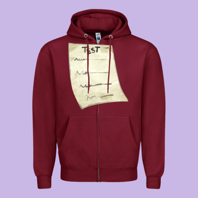Test Sheet Fa Element Zipper Hoodie Designed By Fadigitalartstudio