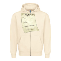 Sandshell test sheet fa element Zipper Hoodie - FaDigitalArtStudio