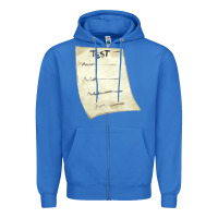 True Royal test sheet fa element Zipper Hoodie - FaDigitalArtStudio