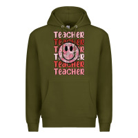 Army Green teacher Premium Hoodie - MaliasSmallBusiness