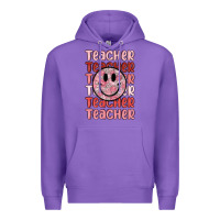 Purple teacher Premium Hoodie - MaliasSmallBusiness