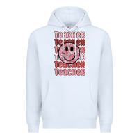 White teacher Premium Hoodie - MaliasSmallBusiness
