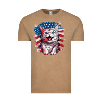 Vintage Coffee cat2 Vintage Tee - Unal Design