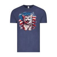 Vintage Denim cat2 Vintage Tee - Unal Design