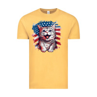 Vintage Mustard cat2 Vintage Tee - Unal Design