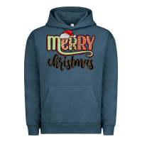 Pigment Midnight Navy merry christmas Urban Hoodie - MaliasSmallBusiness