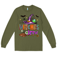 Army Green witches brew Long Sleeve Tee - Zillion Design Studio