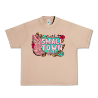 Burro just a small town girl cowgirl boots Urban Heavy Tee - texasbilliewilder