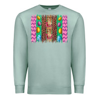 Seafoam easter leopard egg bunny brush stroke Premium Sweatshirt - Artiststas