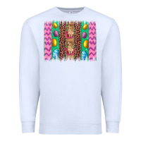 White easter leopard egg bunny brush stroke Premium Sweatshirt - Artiststas
