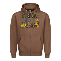 Chestnut school hero Zipper Hoodie - CowhideDigitalArt