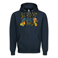 Navy school hero Zipper Hoodie - CowhideDigitalArt