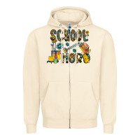 Sandshell school hero Zipper Hoodie - CowhideDigitalArt