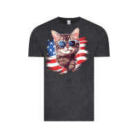 Vintage Black cat2 Vintage Tee - Unal Design