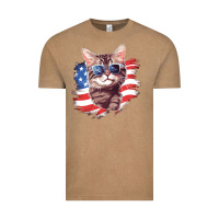 Vintage Coffee cat2 Vintage Tee - Unal Design