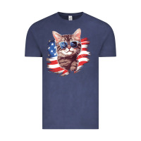 Vintage Denim cat2 Vintage Tee - Unal Design