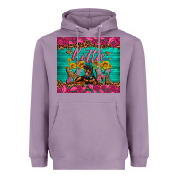 Lavender Rottie mom with roses Heavyweight Hoodie - Artiststas