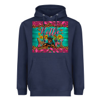 Navy Rottie mom with roses Heavyweight Hoodie - Artiststas