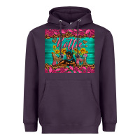 Plum Rottie mom with roses Heavyweight Hoodie - Artiststas
