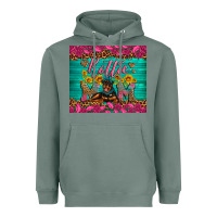 Sage Rottie mom with roses Heavyweight Hoodie - Artiststas
