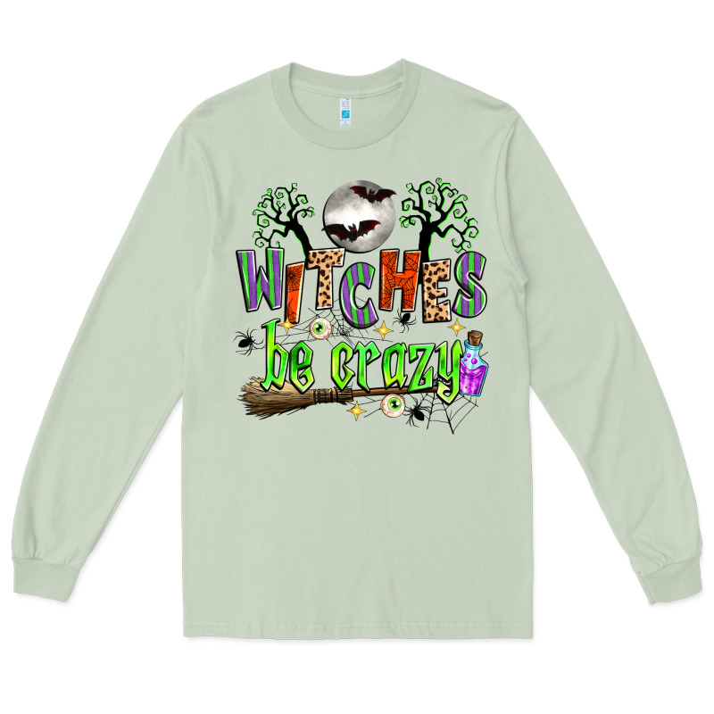 Witches Be Crazy Long Sleeve Tee by Zillion Design Studio | Teevron