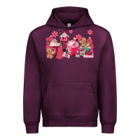 Mauve Wine pink gingerbread coffee Urban Hoodie - MaliasSmallBusiness