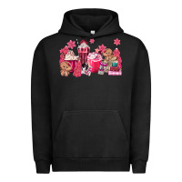 Pigment Black pink gingerbread coffee Urban Hoodie - MaliasSmallBusiness
