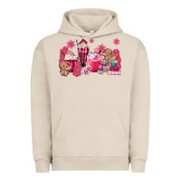 Pigment French Oak pink gingerbread coffee Urban Hoodie - MaliasSmallBusiness