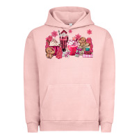 Pigment Salmon pink gingerbread coffee Urban Hoodie - MaliasSmallBusiness